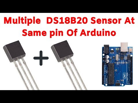 Multiple DS18B20 temperature sensors with Arduino