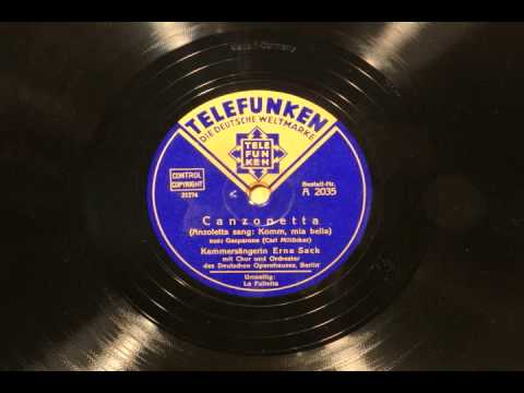 Erna Sack sings 'Canzonetta'  from 'Gasparone' by Millöcker