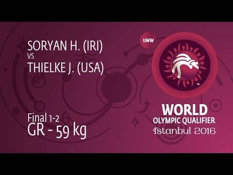 GOLD GR - 59 kg: H. SORYAN (IRI) df. J. THIELKE (USA) by TF, 8-0