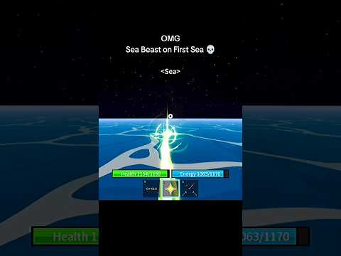 OMG Sea Beast on First Sea 💀 #bloxfruit #roblox #bloxfruits
