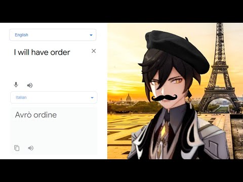 (Zhongli) I WILL HAVE ORDER in different languages meme | GENSHIN IMPACT