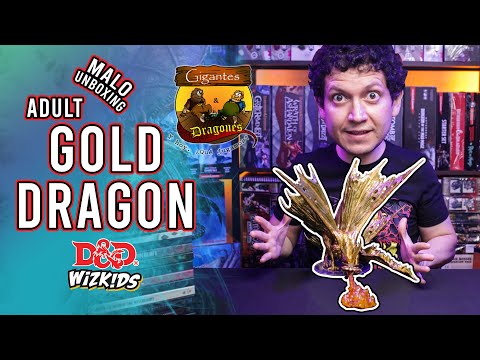 ADULT GOLD DRAGON | Wizkids D&D Icons of the Realms - Malo Unboxing 18