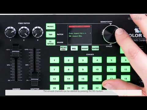 EUROLITE DMX LED Color Chief Controller - English Tutorial