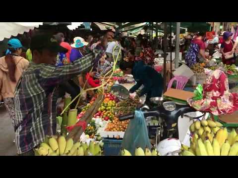 Asian Street Food 2018 - Food Tour Around Phnom Penh Village Food- Video