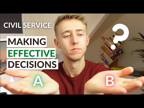 Civil Service - Making Effective Decisions Behaviour | Decision-Making Interview (My Experience)