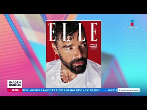 Ricky Martin es la portada de la revista Elle México | Noticias con Crystal Mendivil