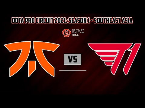 [ DOTA2 LIVE ] Fnatic vs T1 | Best of 3 |  Dota Pro Circuit 2021: Season 1 - SEA