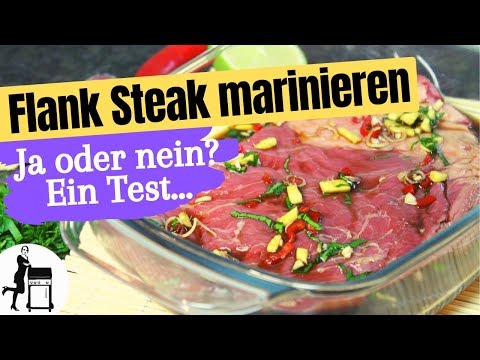 Flank Steak marinieren - ja oder nein?
