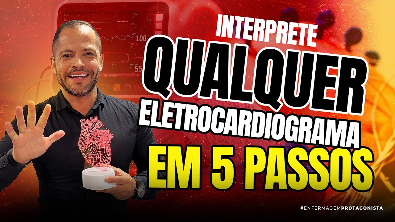Eletrocardiograma em 5 passos | Método do Prof Rafa