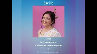 Say No