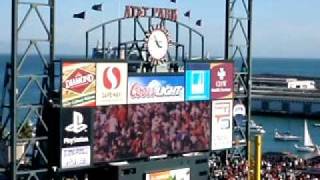 San Francisco Giants play Journey to rally fans