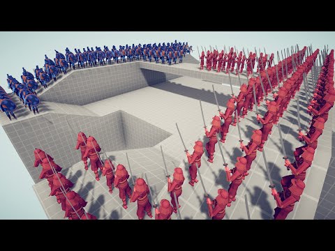 50x SAMURAI vs 50x MELEE UNITS | Totally Accurate Battle Simulator TABS