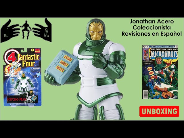 Vídeo relacionado con Hasbro Marvel Legends Series Retro Fantastic Four - Figura Coleccionable de Psycho-Man de 15 cm - 1 Accesorio (F0353)