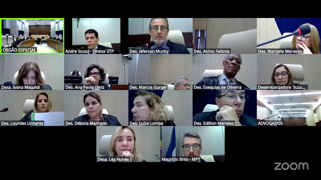 1ª Sessão Ordinária (presencial) do Órgão Especial do TRT5 - 03.02.2025