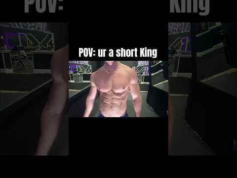 The gym aesthetics of a short king #gym #gymmotivation #motivation