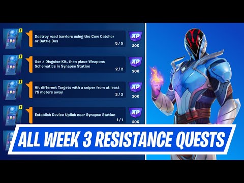 Complete Resistance: Week 3 Quests Challenges Guide - How to Complete Week 3 Resistance Quests