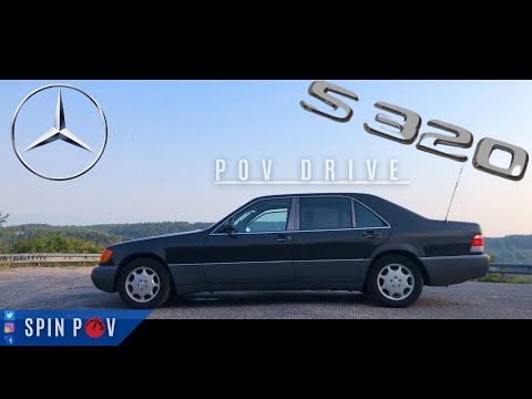 1993 Mercedes Benz S 320(W 140) - POV Test Drive(Binaural Audio)