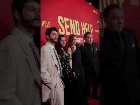 The stars and filmmakers of SEND HELP.