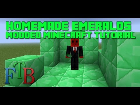 Minecraft FTB - Infinite Emeralds Using Tinker's Contruct