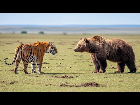 Siberian Tiger vs Grizzly Bear: Who is stronger?
