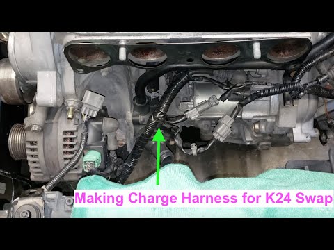 DIY - How to Make a Charge Harness for K20 or K24 Swap
