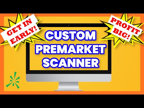 Premarket Scanner to Find Stock Movers Early