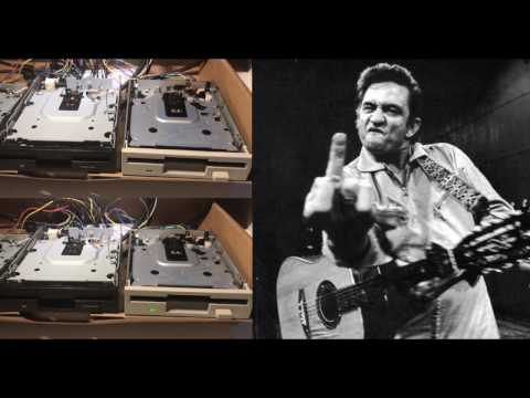 Floppy music Johnny cash - Ring of fire - Floppy drive