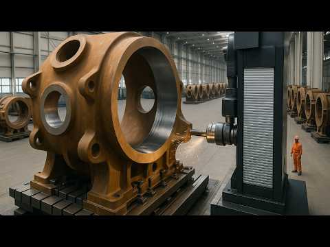 60-Ton Workpieces Machined Like Butter. Large-Scale CNC Machining Technologies & Automation