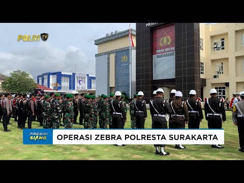 POLRESTA SURAKARTA MENGGELAR APEL OPERASI ZEBRA CANDI TAHUN 2025
