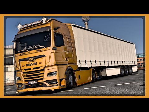 ETS2: (1.43) Mods [Trucks]: New MAN Koseoglu Edition [4K] Gameplay