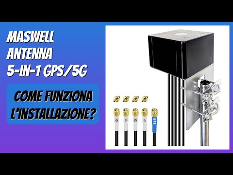 RECENSIONE (2025) : Maswell Antenna 5-in-1 GPS/5G. DETTAGLI