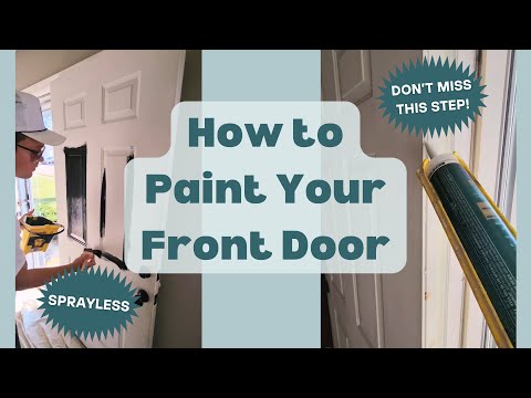 How to Paint Your Front Door - The Secret To A Perfect Finish