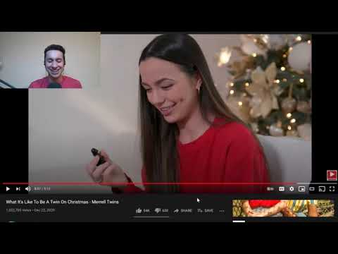 Merrell Twins "What It's Like To Be A Twin On Christmas" Reaction