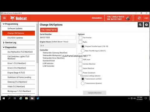 Bobcat Service Analyzer Diagnostic Software - Tutorial