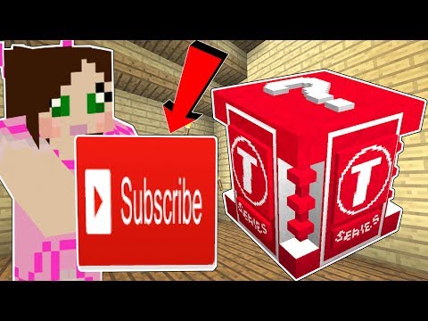 Minecraft: THE WORST LUCKY BLOCK IN HISTORY!!! (T-SERIES LUCKY BLOCK!) Mod Showcase