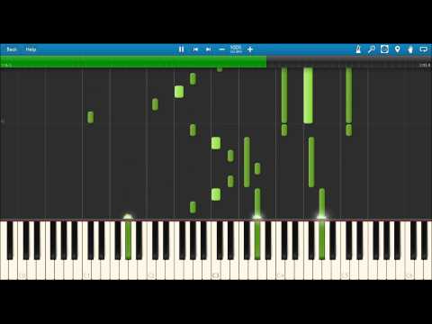 Corpse Party: Book Of Shadows OP - Hana No Saku Basho  - Synthesia Piano HD