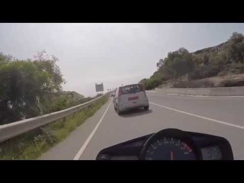 Cyprus Bike Riding 2 up on a Suzuki GSR 400
