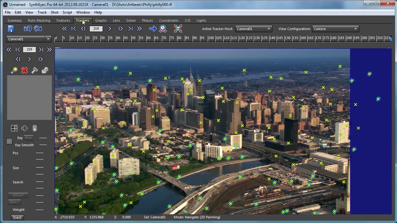 Setting Up a Coordinate System Using Phases in SynthEyes