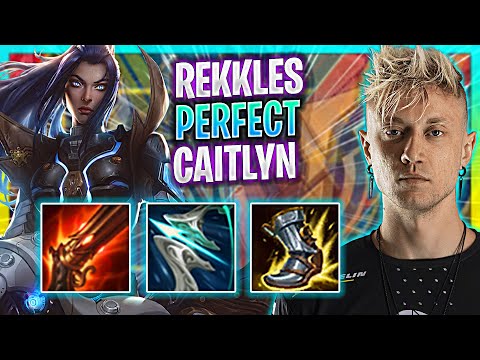 REKKLES PERFECT GAME WITH CAITLYN! | FNC Rekkles Plays Caitlyn ADC vs Varus! | Season 2023