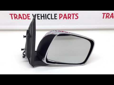 Fits Nissan Pathfinder 2005-2014 Door Wing Mirror Manual Chrome Driver Side video