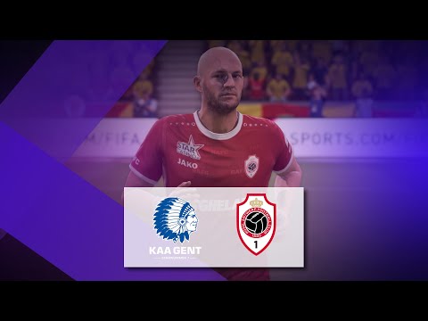 FIFA 19 Proximus ePro League / KAA Gent - Royal Antwerp FC / Matchday 01 (NL)