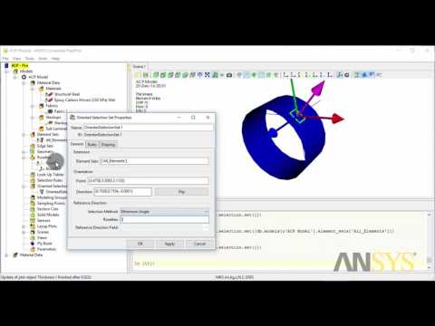 Analyse Composite Materials using ANSYS
