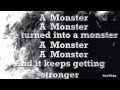 Imagine Dragons - Monster (Lyrics on Screen ...