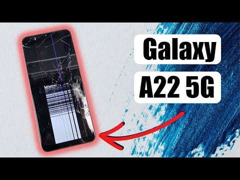 Galaxy A22 5G Display gebrochen und zeigt Streifen! - Reparatur Anleitung