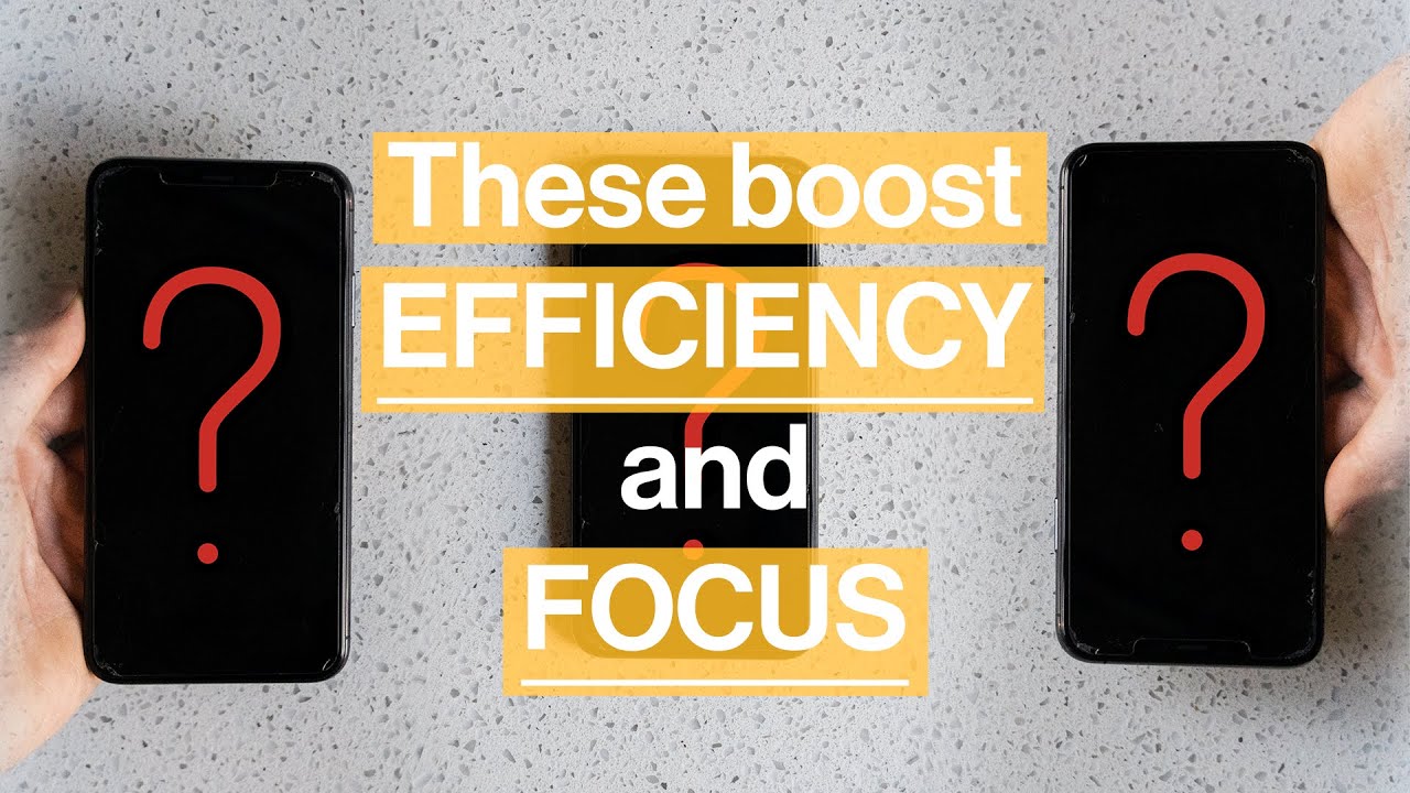 These 3 apps SUPERCHARGE efficiency and focus.