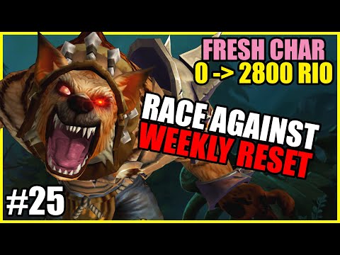 0 to 2800 RIO | Ret Paladin E25 - Race against the weekly reset