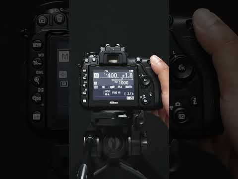 How To Blur Background In Nikon D7500 DSLR / Wait For The End Result 📸🔥#shorts #nikon #photography