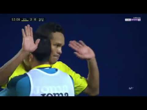 Golazo de Carlos Bacca en el Villarreal 2 Sevilla FC 3 | Miguel Angel Roman- beIN La Liga HD| 2017