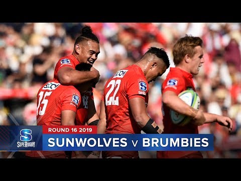 Sunwolves v Brumbies | Super Rugby 2019 Rd 16 Highlights