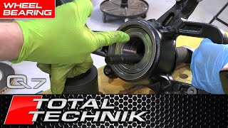 How to Replace Pressed Wheel Bearing COMPLETE GUDE | Audi Q7, Touareg, Cayenne, Land Rover, Jaguar